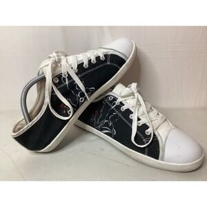 Womens Sneakers Low Top Canvas Beauty & the Beast Print Casual Shoes‎